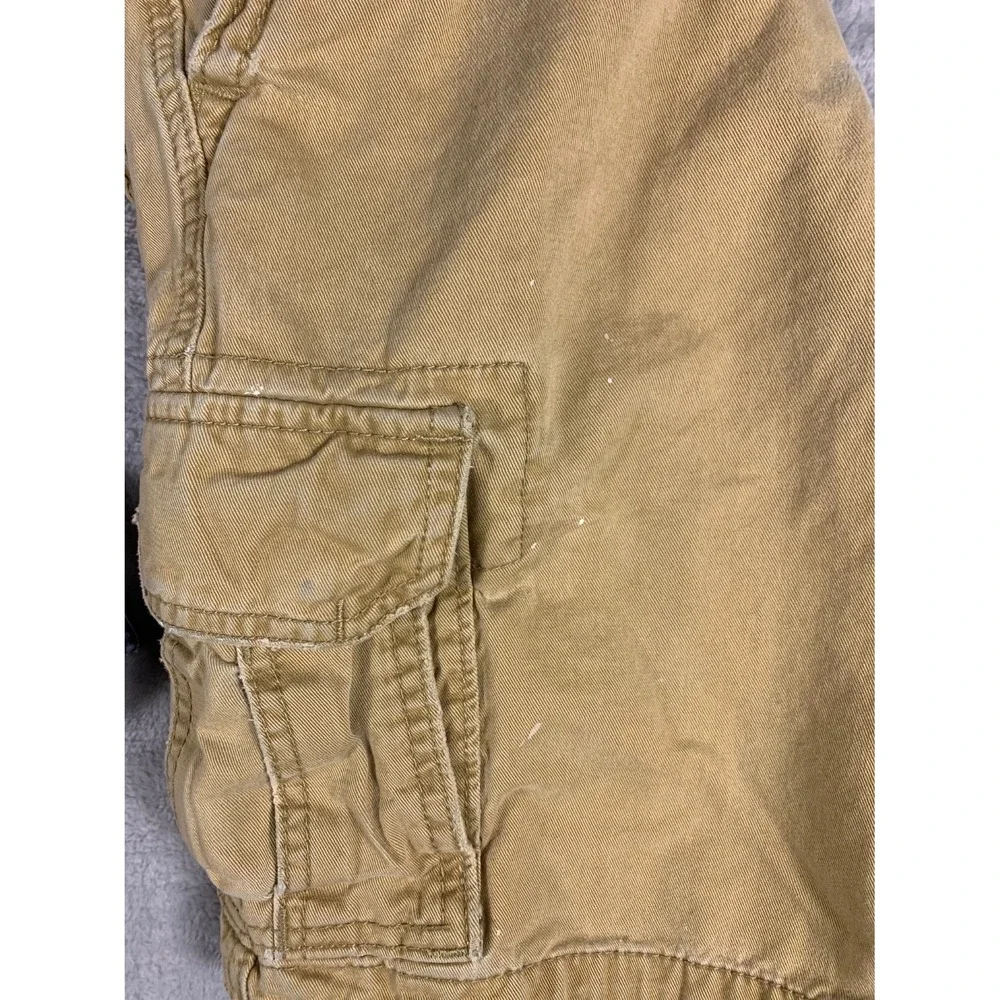 Y2K Lot of 2 Hollister Cargo Shorts Mens 28 Gray Khaki Utility Casual Outdoor
